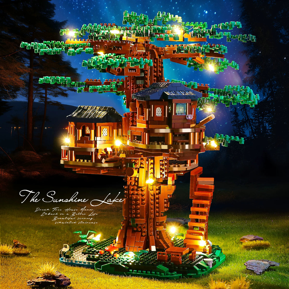 Four Seasons Treehouse Building Kit (5000+ Pieces)
