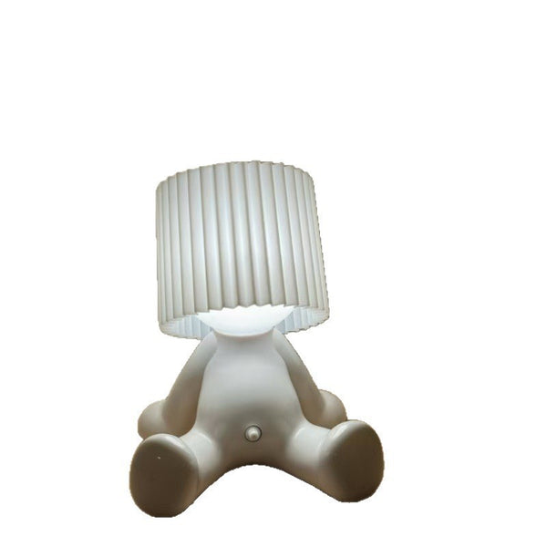 Sitting Shy Boy Table Lamp
