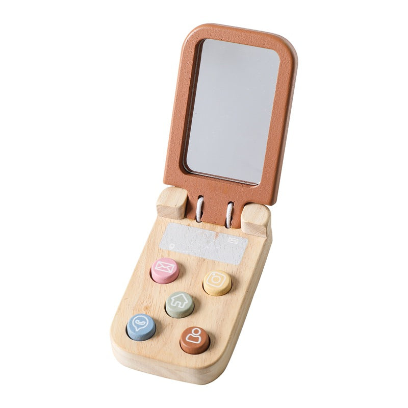 Wooden Bear Flip Phone – The "No-Screen" Mini Mobile Fantastik Curios