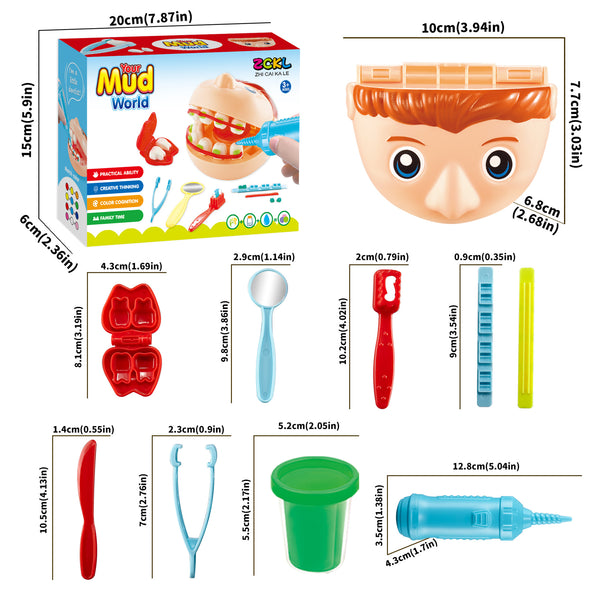 The Little Dentist Dough & Dental Care Play Set