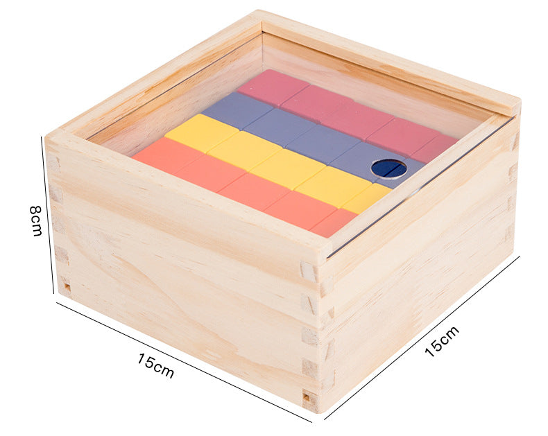 Wooden Spatial Logic Cubes & Pattern Challenge Set