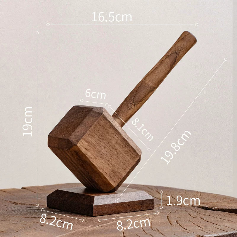 Thor's Hammer Wooden Bottle Opener & Desktop Ornament
