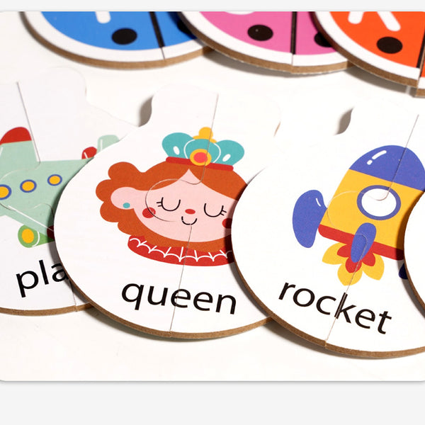 Ladybug Alphabet & First Words Matching Puzzle Set