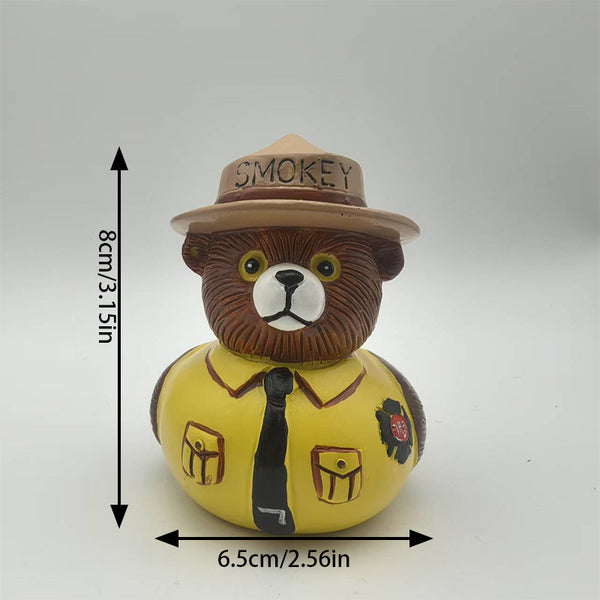 Grumpy Bear and Surprised Rabbit Art Figures