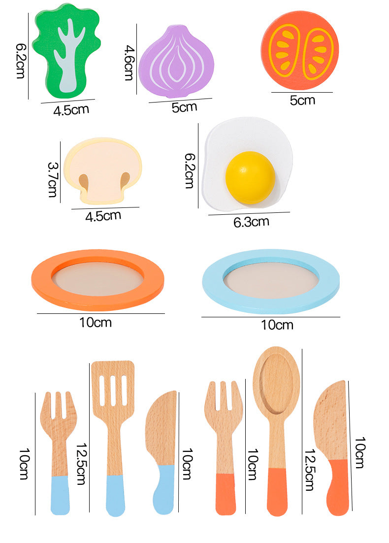 Little Chef Wooden Kitchen & Cooking Play Set