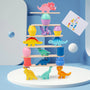 Wooden Dinosaur Balance Stacking Challenge Set