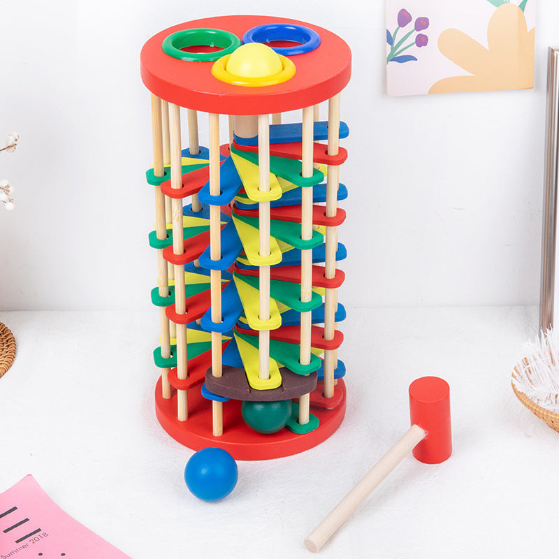 The Spiral Drop | Wooden Hammer & Ball Tower Fantastik Curios