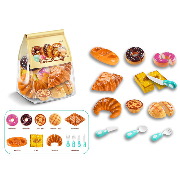 Little Baker's 'Slice & Serve' Play Bread & Pastry Set
