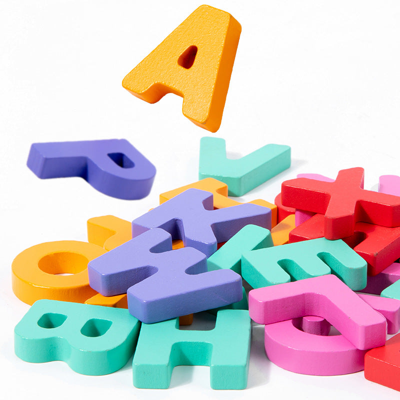 Wooden Animal Alphabet Matching Puzzle – 26 Piece Learning Set
