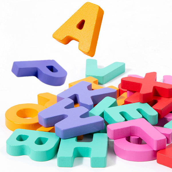 Wooden Animal Alphabet Matching Puzzle – 26 Piece Learning Set