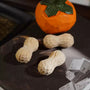 Hand-Carved Wooden Persimmon & Peanut Set FantastiKurios
