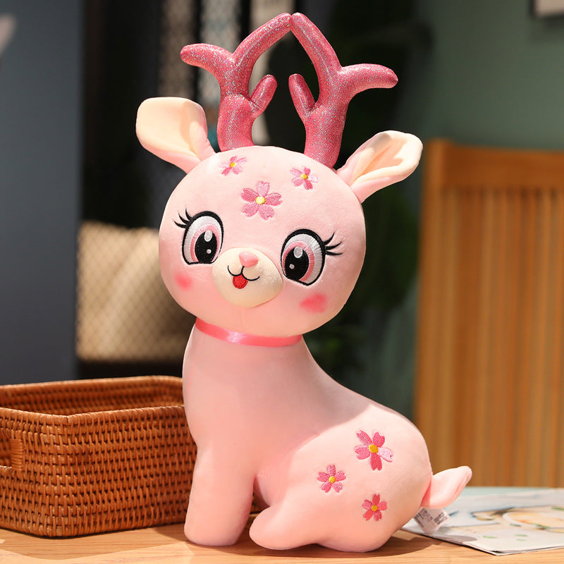 🌸 The Darling Deer Plushie - Cosy Fawn Soft Toy Fantastik Curios