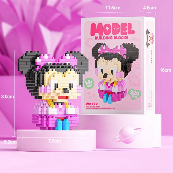 Cute Cartoon Micro Building Block Kit