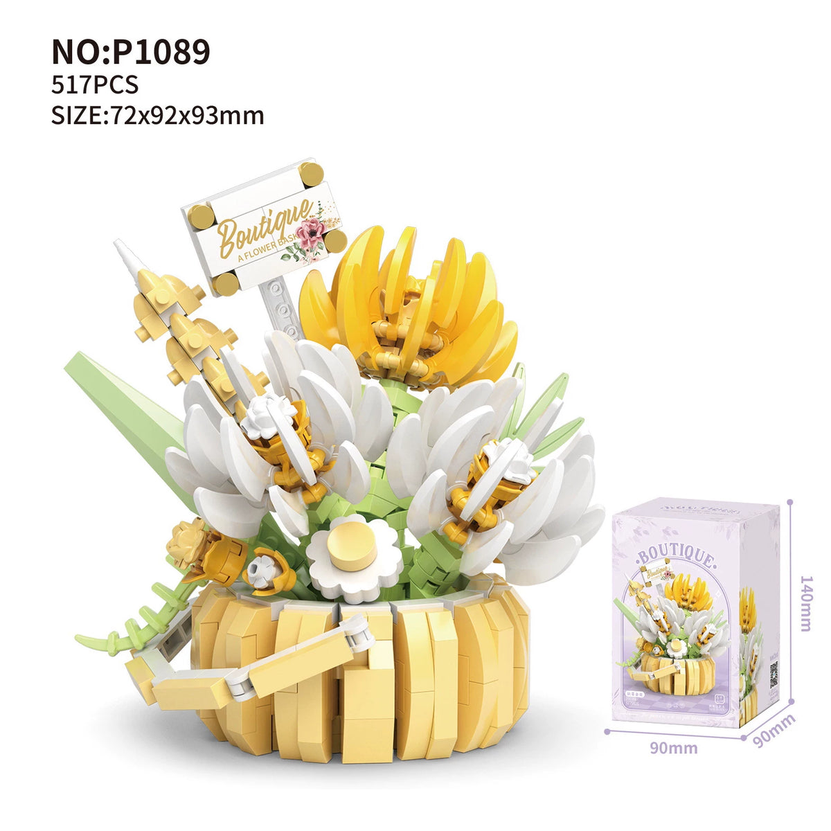 DIY Flower Basket Building Kit