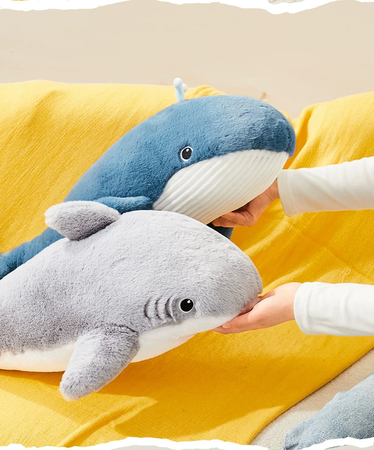 Soft Ocean Animal Plush Pillow