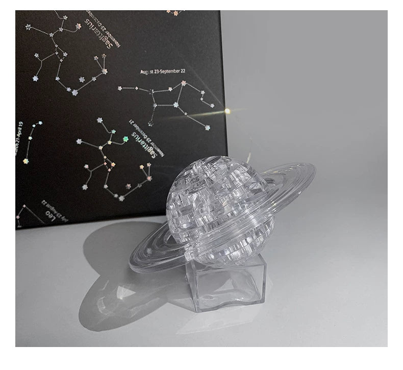3D Crystal Planet Puzzle Model