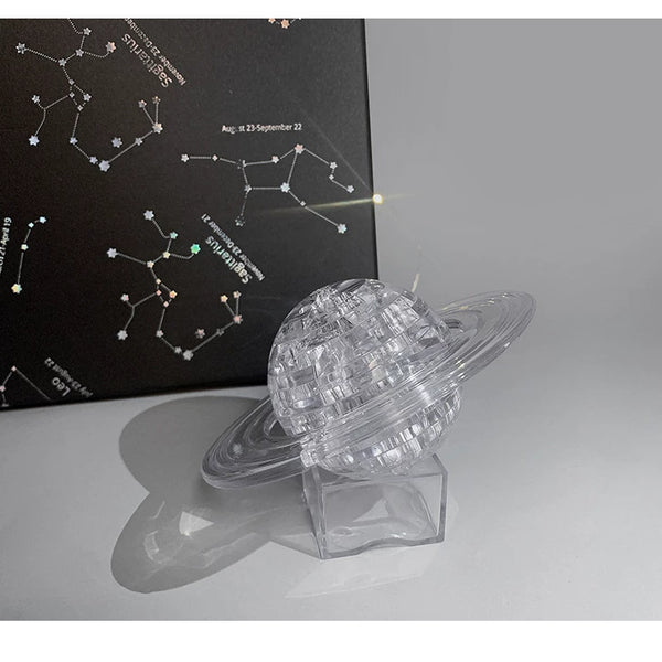 3D Crystal Planet Puzzle Model