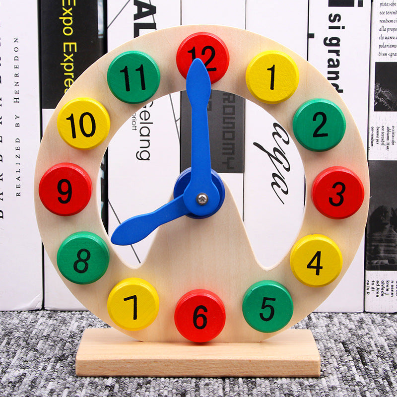 Wooden Teaching Clock – A Hands-On Way to Learn Time