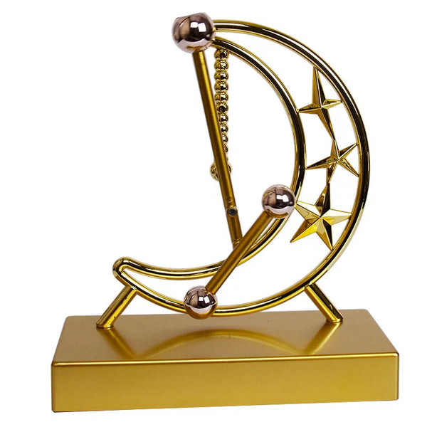 Kinetic Moon Pendulum Desk Ornament