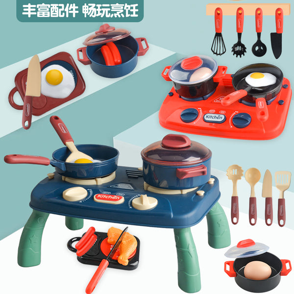 Little Chef’s Portable Tabletop Kitchen Set (19-Piece)