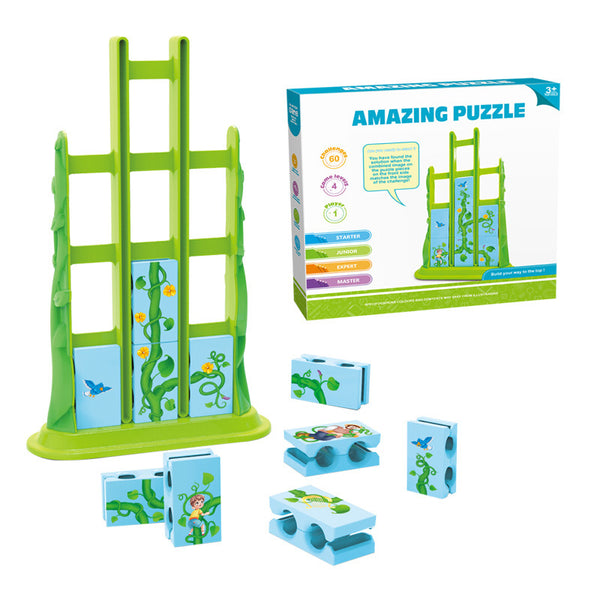 The Beanstalk Tumbling Logic Game | 3D Brain Teaser for Kids