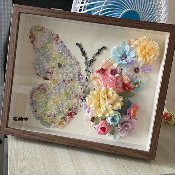 DIY Crystal Butterfly Art Frame Kit