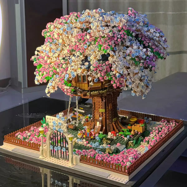 Cherry Blossom Tree House Building Set
