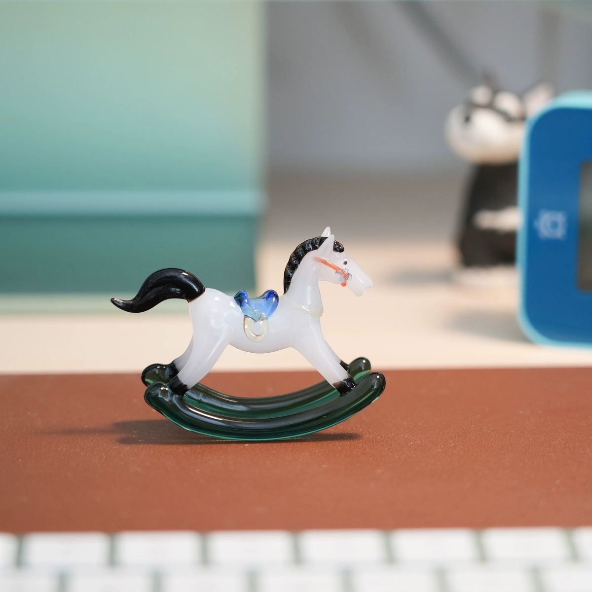 Handmade Glass Rocking Horse Ornament
