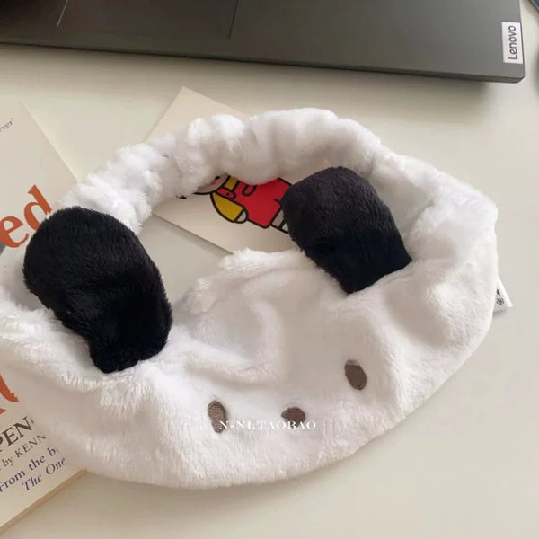Plush Cartoon Character Spa Hairband