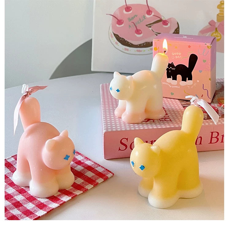 Cat-Shaped Scented Candle Ornament