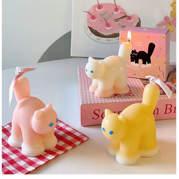 Cat-Shaped Scented Candle Ornament