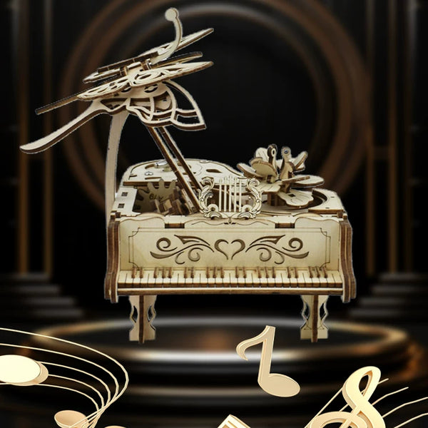 DIY Wooden Piano Music Box Kit