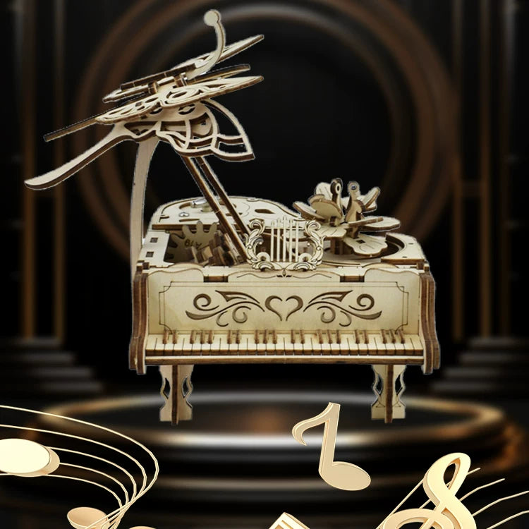 DIY Wooden Piano Music Box Kit