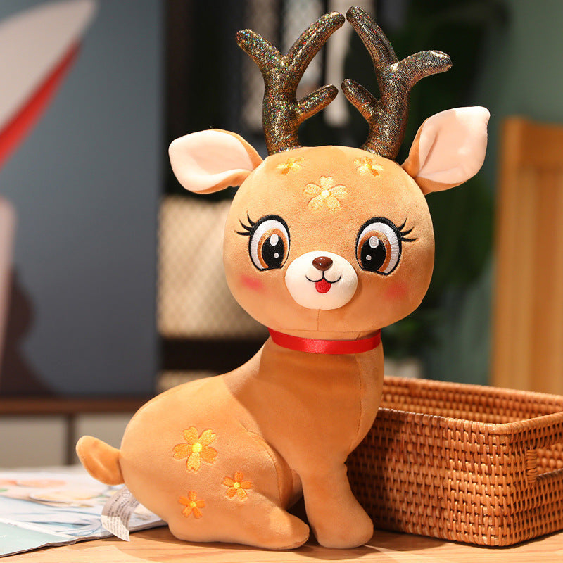 🌸 The Darling Deer Plushie - Cosy Fawn Soft Toy Fantastik Curios