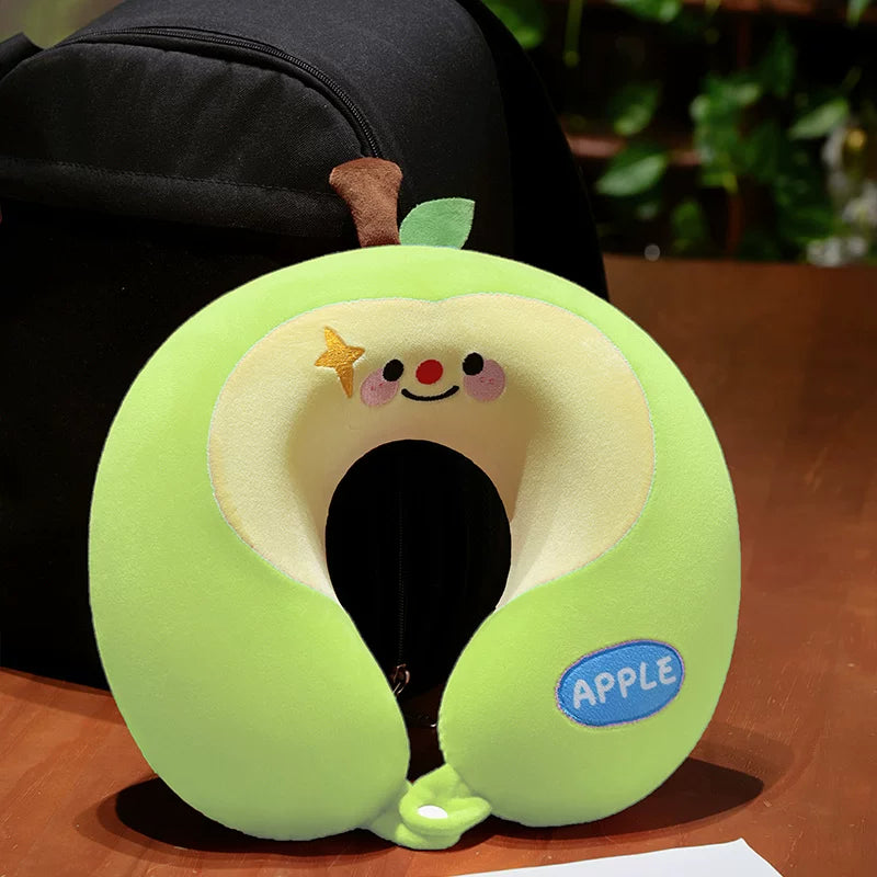 Soft Plush Food-Themed Neck Pillow