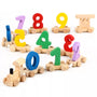 Wooden Number Train Set