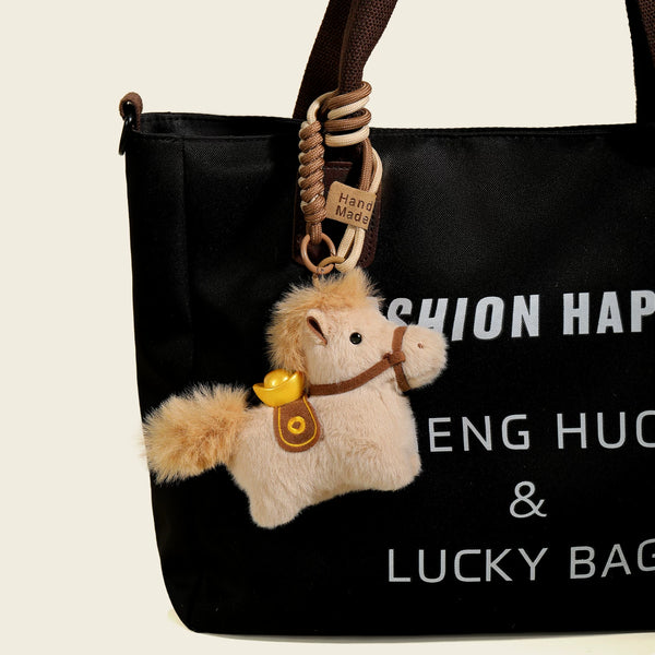 Plush Pony Bag Charm and Keychain