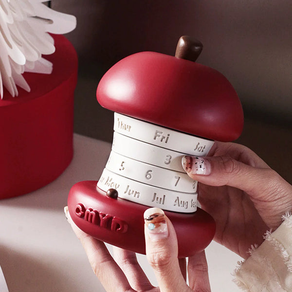 Apple Core Perpetual Desktop Calendar