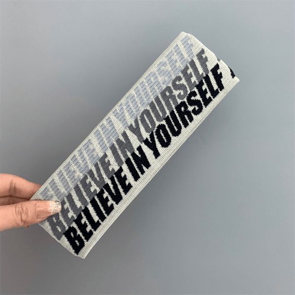 Sporty Lettered Elastic Headband