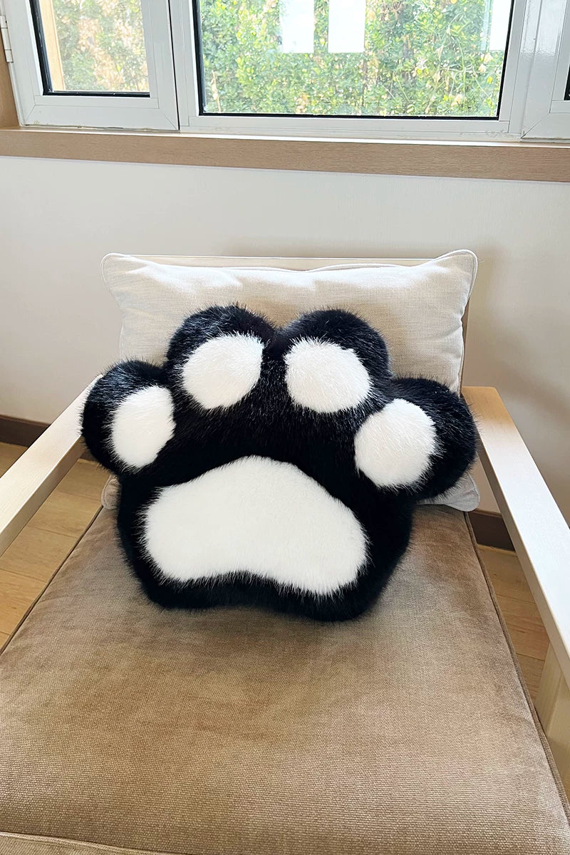 Plush Cat Paw Comfort Pillow