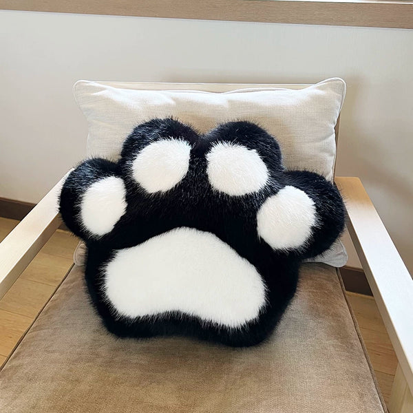 Plush Cat Paw Comfort Pillow