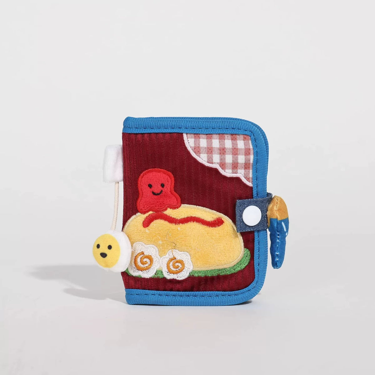 Cute Cartoon Canvas Zip Wallet