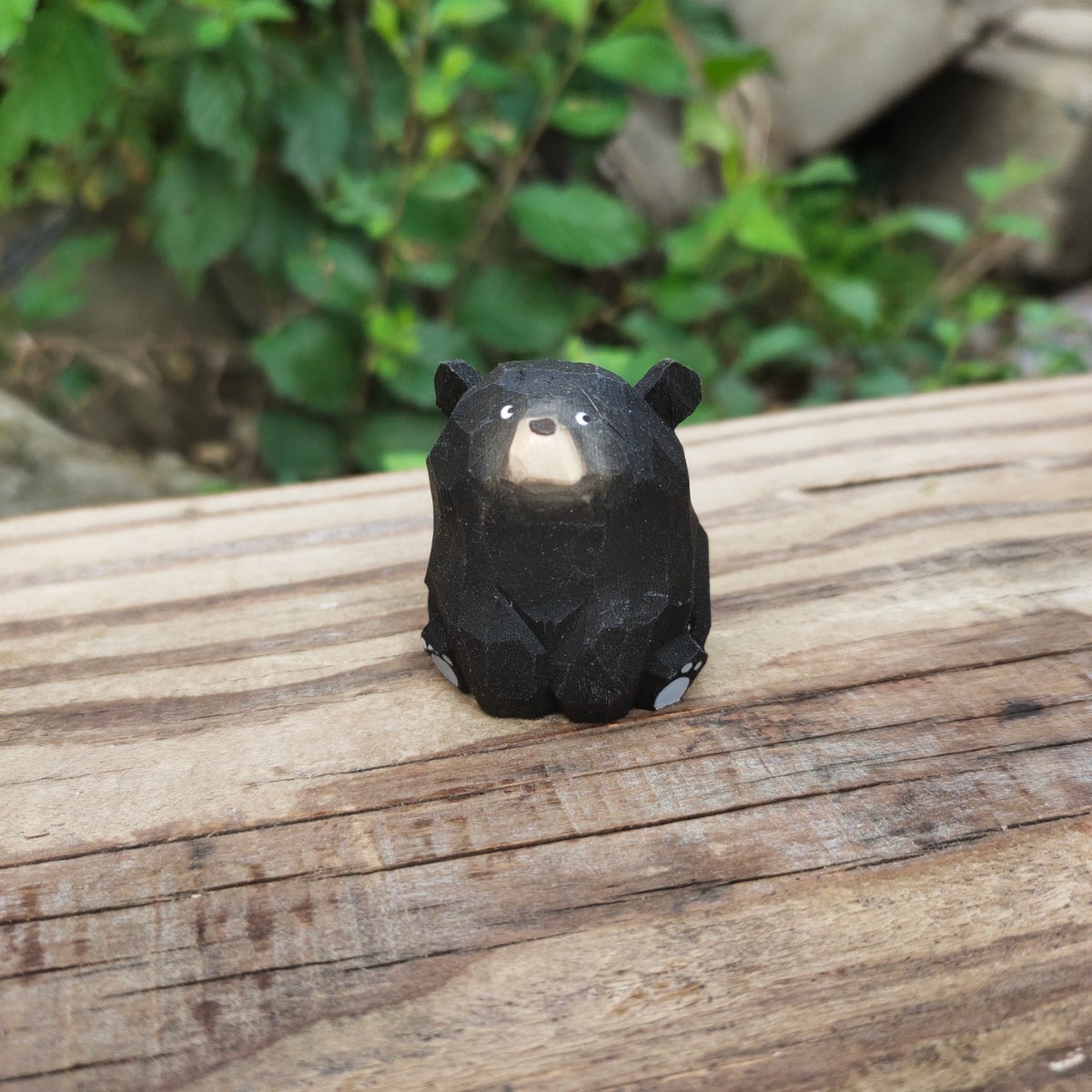 Hand-Carved Wooden Fruit Figurine