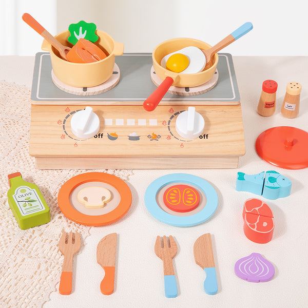 The 'Pack-Away' Portable Wooden Kitchen Set