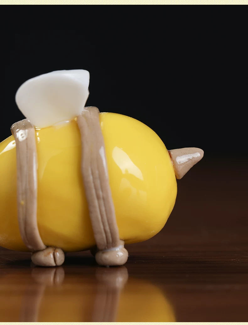 Handmade Ceramic Bee Decorative Ornament