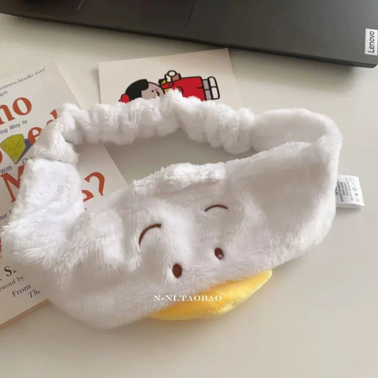 Plush Cartoon Character Spa Hairband