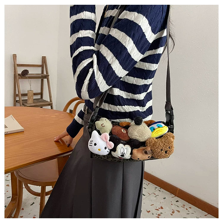 Little Bear Plush Crossbody Bag