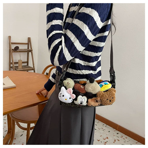 Little Bear Plush Crossbody Bag