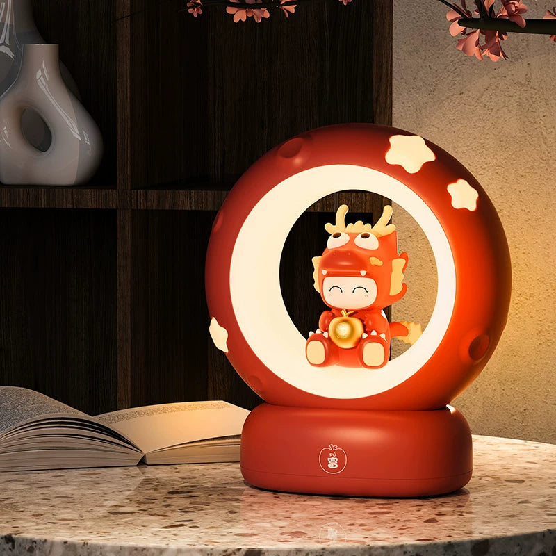 Moon & Star Animal Night Light