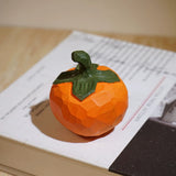 Hand-Carved Faceted Wooden Fruit FantastiKurios